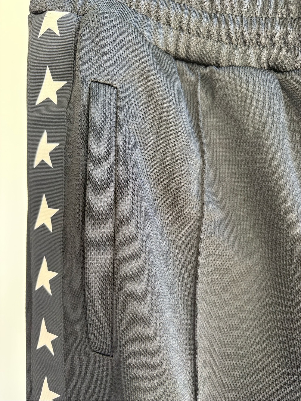Golden Goose Black Track Pants with Star Detail, Size Small Streetwear Rich Mom - Picture 6 of 16